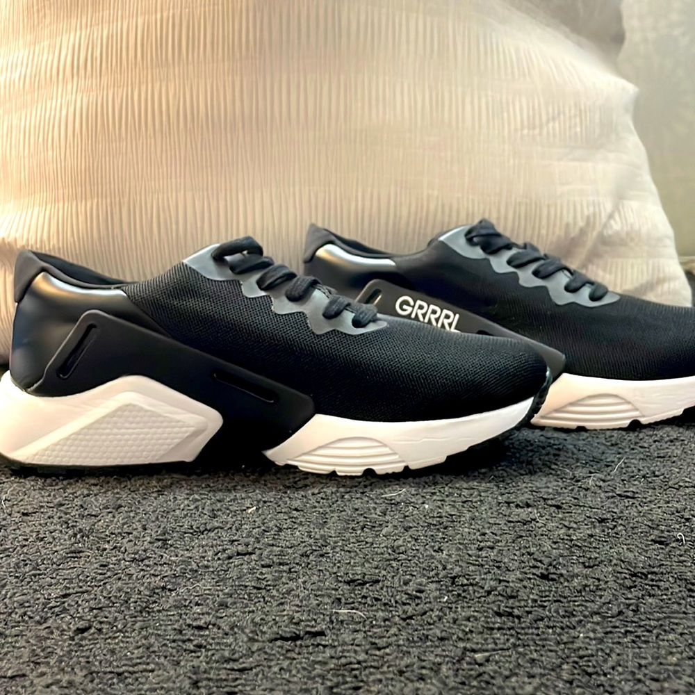 Theses are black ,GRRRL ,size nine every day shoes